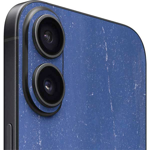 Haiti Flag Distressed iPhone 16 Plus Skin
